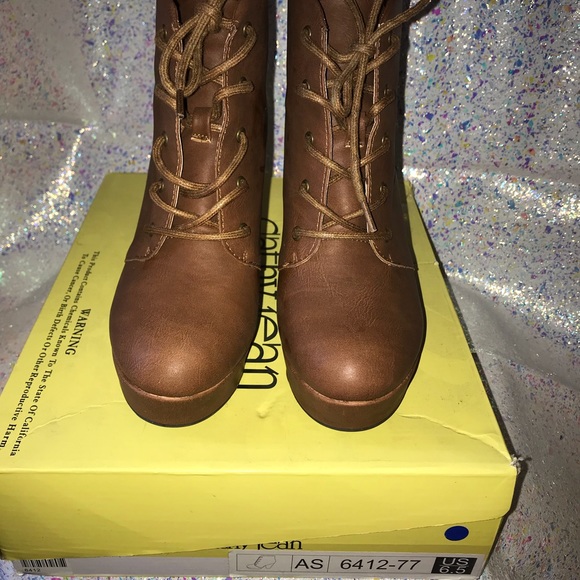 Brown booties from Cathy Jeans size7 - Picture 5 of 8